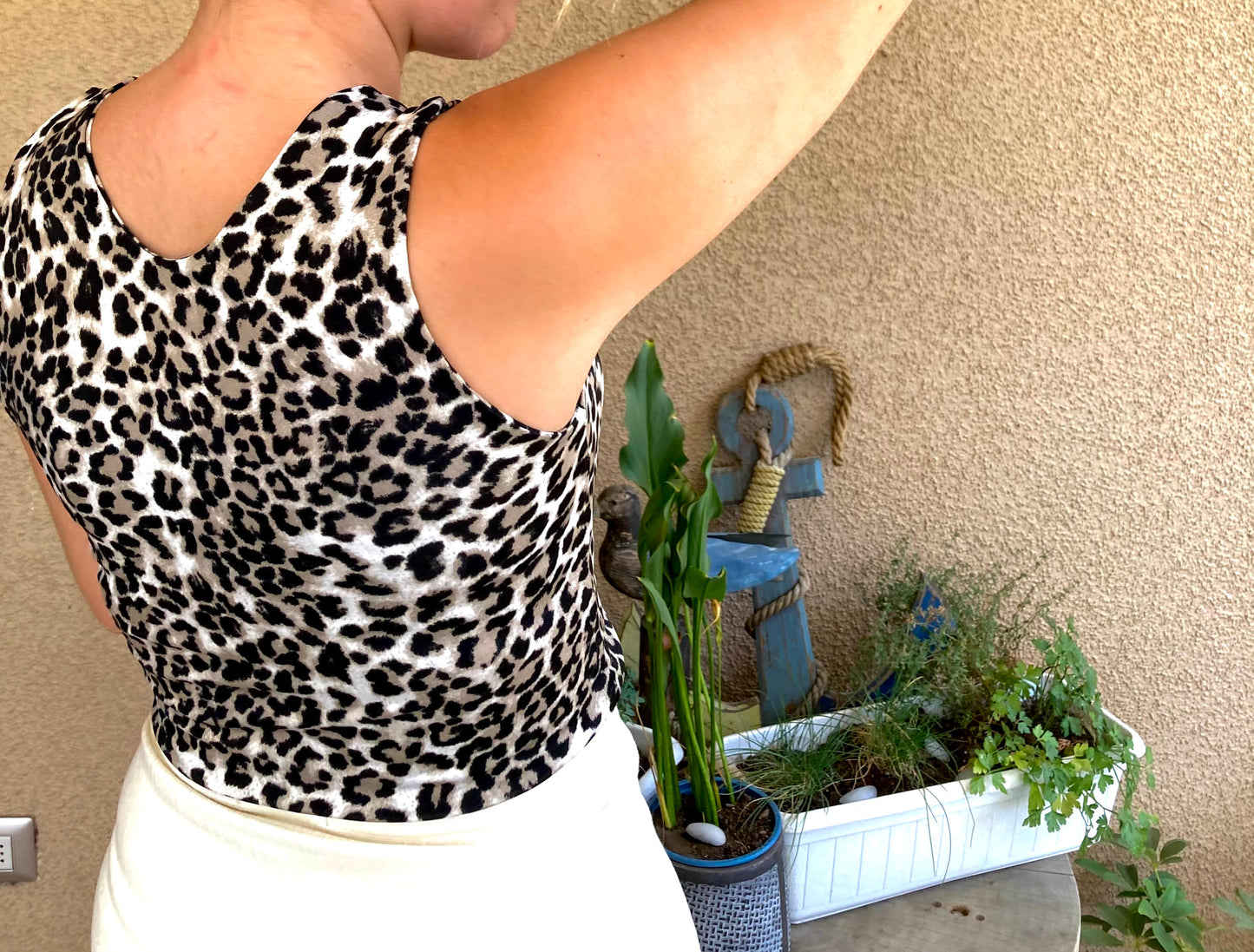 Top Pia Animal Print